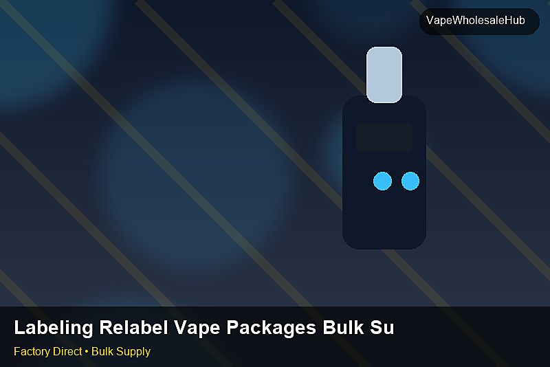 Labeling Relabel Vape Packages Bulk Supply — Labeling Relabel Vape Packages Bulk Supply: Factory Direct Quote | 2026 Edition photo 1