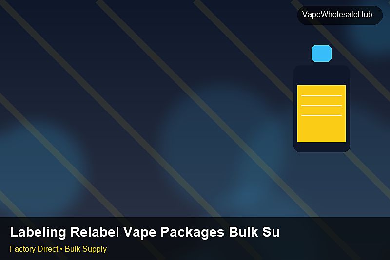 Labeling Relabel Vape Packages Bulk Supply — Labeling Relabel Vape Packages Bulk Supply: Factory Direct Quote | 2026 Edition photo 2