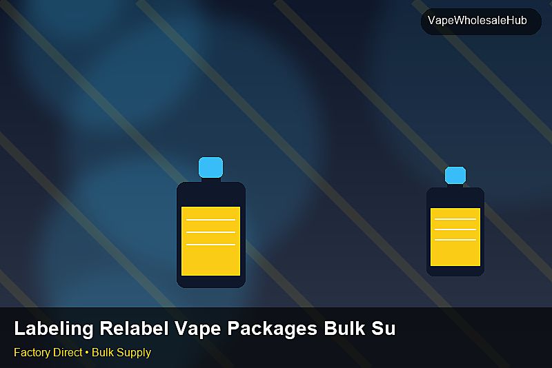 Labeling Relabel Vape Packages Bulk Supply — Labeling Relabel Vape Packages Bulk Supply: Lead Time & MOQ | 2026 Edition photo 2