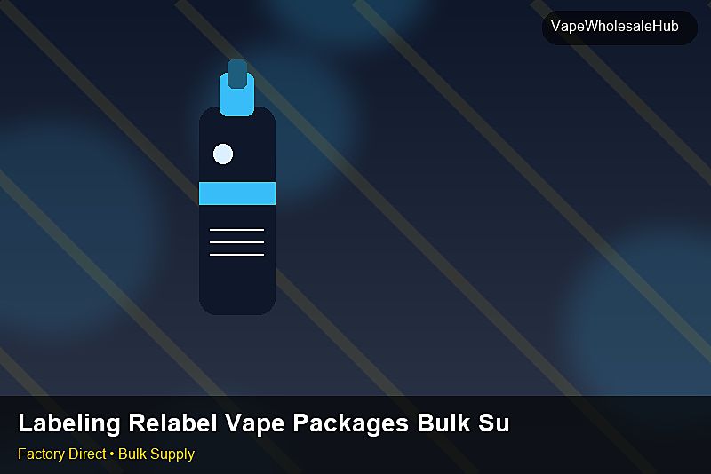 Labeling Relabel Vape Packages Bulk Supply — Labeling Relabel Vape Packages Bulk Supply: Volume Pricing Tiers | 2026 Edition photo 1