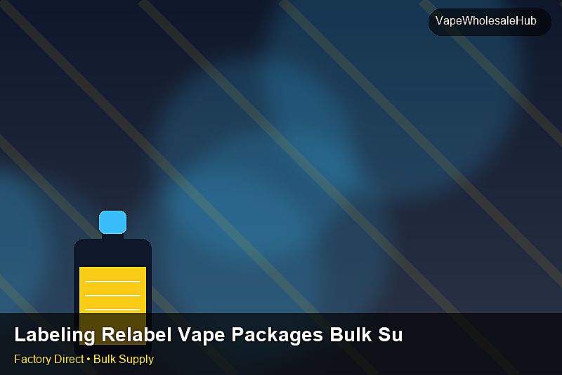 Labeling Relabel Vape Packages Bulk Supply โ Labeling Relabel Vape Packages Bulk Supply: Payment Terms | 2026 Edition photo 2
