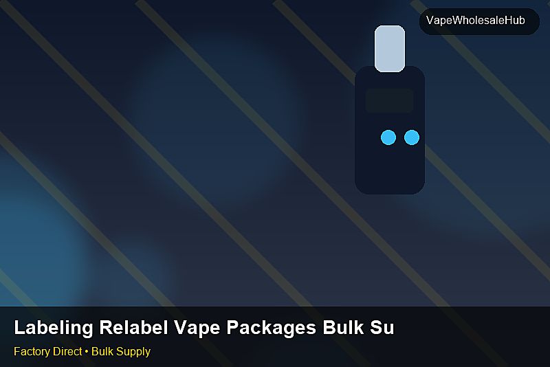 Labeling Relabel Vape Packages Bulk Supply โ Labeling Relabel Vape Packages Bulk Supply: After-Sales Support | 2026 Edition photo 2