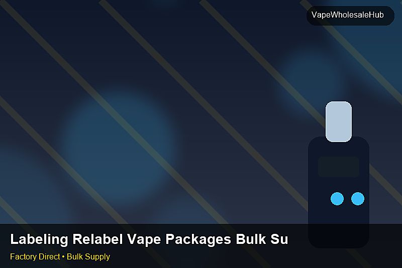 Labeling Relabel Vape Packages Bulk Supply โ Labeling Relabel Vape Packages Bulk Supply: Production Capacity | 2026 Edition photo 2