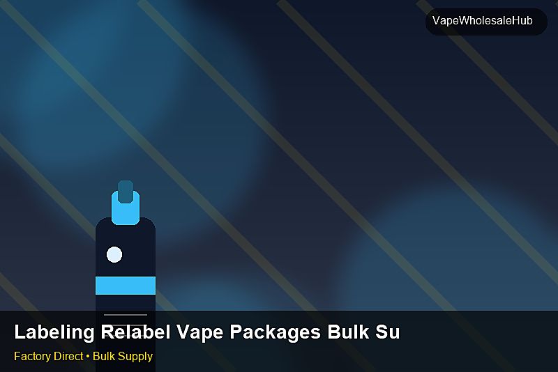 Labeling Relabel Vape Packages Bulk Supply — Labeling Relabel Vape Packages Bulk Supply: Sourcing Workflow | 2026 Edition photo 1