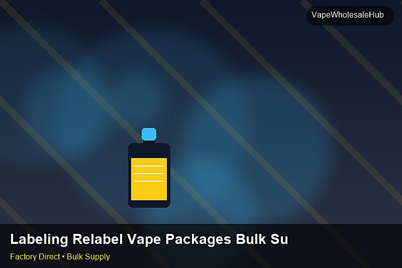 Labeling Relabel Vape Packages Bulk Supply — Labeling Relabel Vape Packages Bulk Supply: Tariff & HS Code | 2026 Edition photo 1