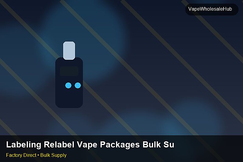 Labeling Relabel Vape Packages Bulk Supply โ Labeling Relabel Vape Packages Bulk Supply: Eco-Friendly Materials | 2026 Edition photo 2