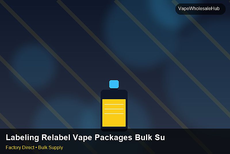 Labeling Relabel Vape Packages Bulk Supply โ Labeling Relabel Vape Packages Bulk Supply: Margin Calculator | 2026 Edition photo 2