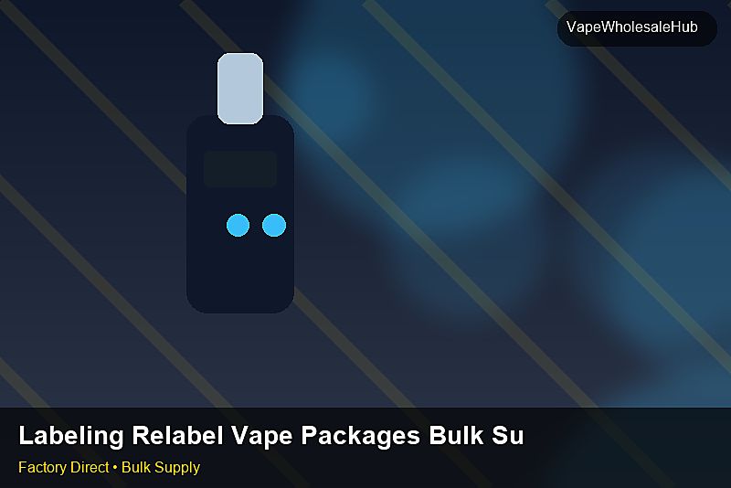 Labeling Relabel Vape Packages Bulk Supply โ Labeling Relabel Vape Packages Bulk Supply: Market Comparison | 2026 Edition photo 2