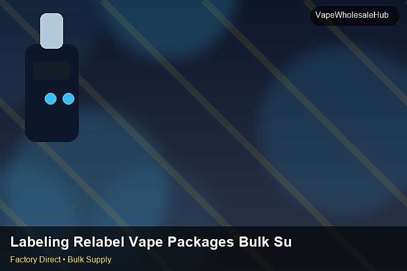 Labeling Relabel Vape Packages Bulk Supply โ Labeling Relabel Vape Packages Bulk Supply: Procurement Checklist | 2026 Edition photo 2